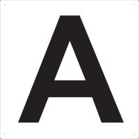 TRUSCO 表示板 アルファベット「A」 420X420 TAEHA トラスコ | エヒメマシン 2号店