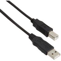 エレコム USBケーブル 【B】 USB2.0 (USB A オス to USB B オス) RoHS指令準拠 1m ブラック USB2-ECO10 | 栄光
