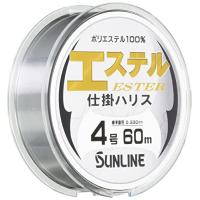 サンライン(SUNLINE) ハリス エステル仕掛ハリス ポリエステル 60m 4号 クリア | 栄光