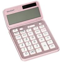 シャープ 電卓50周年記念モデル ナイスサイズモデル ピンク系 EL-VN82-PX | 栄光