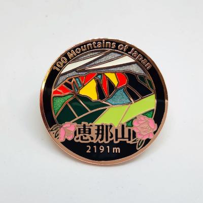 エイコー　山バッヂ　日本百名山　涸沢岳 エイコーマート2号店 - ステンドスタイルピンズ｜Yahoo!ショッピング