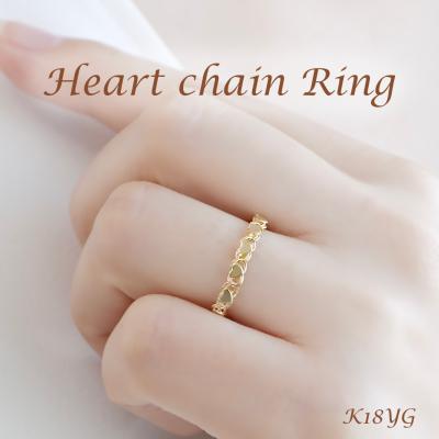 ゴールドリング 18金（モチーフ：ハート）のおすすめ人気商品一覧 通販