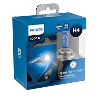 フィリップス 自動車用バルブ&amp;ライト ハロゲン ヘッドライト H4 5000K 12V 60/55W ダイヤモンドヴィジョン 2個入り 車検対応 PH | 栄水