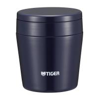 タイガー 魔法瓶 真空 断熱 スープ ジャー 250ml 保温 弁当箱 広口 まる底 インディゴブルー MCL-B025-AI Tiger | 栄水