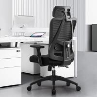 Primy オフィスチェア 人間工学椅子 事務椅子 テレワーク 在宅勤務 疲れない椅子 ハイバック メッシュ 通気性 可動式アームレスト ランバ