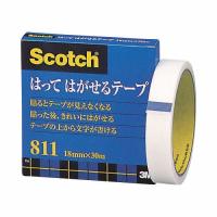 【送料無料】【個人宅届け不可】【法人（会社・企業）様限定】スコッチ はってはがせるテープ 811 大巻 18mm×30m 紙箱入 1巻 | eジャパン