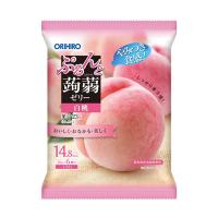 ★まとめ買い★　オリヒロ　ぷるんと蒟蒻ゼリーパウチ　白桃　20ｇ×6個　×24個【イージャパンモール】 | eジャパン