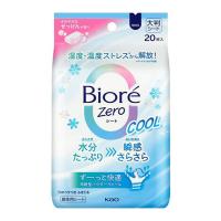 ★まとめ買い★　花王　ビオレＺｅｒｏシートクール　さわやかなせっけんの香り　20枚　×24個【イージャパンモール】 | eジャパン