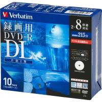 録画用DVD?R DL 215分 2?8倍速 ホワイトワイドプリンタブル 5mmスリムケース 1パック(10枚) | eジャパン