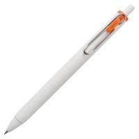 ゲルインクボールペン ユニボール ワン 0.5mm オレンジ (軸色:オフホワイト) 1本 | eジャパン
