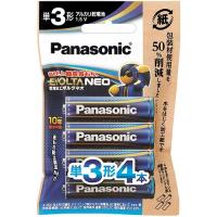 パナソニック アルカリ乾電池 エボルタNEO エシカルパッケージ 単3形 1パック(4本) | eジャパン