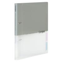 KOKUYO キャンパス プリントもとじやすい 2穴ルーズリーフバインダー B5 グレー ル-PP358M 4901480344096 | ejoy Yahoo!ショッピング店