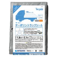 萩原工業 ターピー ターポリントラックシート 1号 軽トラック用 シルバー/オレンジ 1.8m×2.1m TPS-01 4962074900197 | ejoy Yahoo!ショッピング店