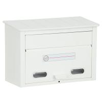 グリーンライフ カラーポスト ホワイト スチールポスト 郵便受 郵便ポスト FH-30W 4971715230227 | ejoy Yahoo!ショッピング店