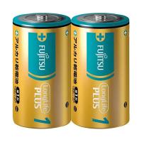 富士通 アルカリ乾電池 ロングライフプラス 単1形×2本パック LR20LP(2S)1.5V | ejoy Yahoo!ショッピング店