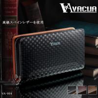 VACUA ヴァキュア セカンドバッグ クラッチバッグ メンズ メンズセカンドバッグ バッグ 鞄 本革 スペインレザー レザー ダブルファスナー メッシュ VA-004 