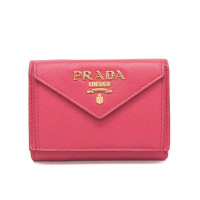 prada三つ折り財布（色：ピンク系）の商品一覧 通販 - Yahoo!ショッピング