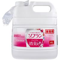 （まとめ）ライオン ソフラン プレミアム消臭 フローラルアロマの香り 業務用 4L 1本 〔×3セット〕 | el Arco Iris