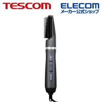 テスコム TESCOM マイナスイオン カール ドライヤー ワイドキャッチブラシ ロールブローブラシ ブラック  TC365A-K | エレコムダイレクトショップ