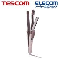 テスコム TESCOM プロテクトイオン 2WAY スチーム ヘアー アイロン カール径 26mm ヘアアイロン カールアイロン コットンベージュ┃TW752A-C テスコム | エレコムダイレクトショップ