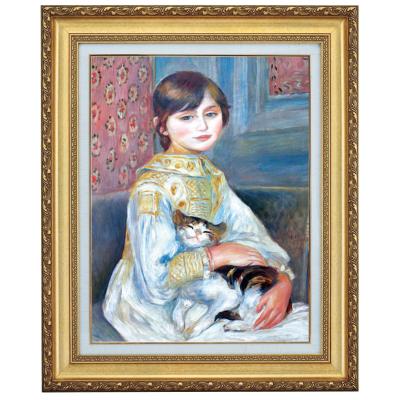 ルノワール 猫を抱く少女（絵画）｜美術、工芸品 | 楽器、手芸