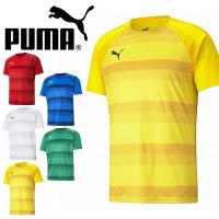 ゆうパケット対応可能！プーマ メンズ 半袖 Tシャツ PUMA TEAMVISION フープ ゲームシャツ サッカー トレーニングウェア 20%off 705154 | エレファントSPORTS