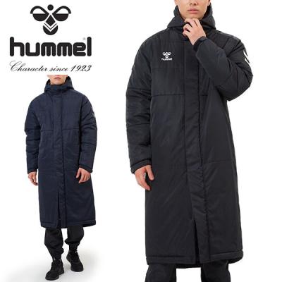 hummel ヒュンメル メンズ サッカー フットサル ベンチコート S-M 楽天市場】送料無料 ヒュンメル hummel ベンチコート 中綿入り