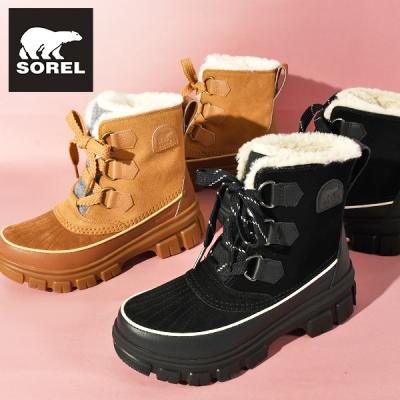 SOREL レディーススノーシューズ、ブーツ（ヒール形状：厚底
