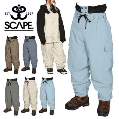 【美品】SCAPE エスケープ　カーゴパンツ　スノーボードウェア　Ｌ 楽天市場】25-26 SCAPE/エスケープ BAGGY pant 着用説明動画