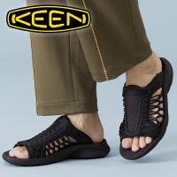 キーン KEEN サンダル メンズ UNEEK SNK SLIDE ユニーク スニーク スライド 軽量 メッシュ シューズ 靴 黒 国内正規品 1024894 | エレファントSPORTS