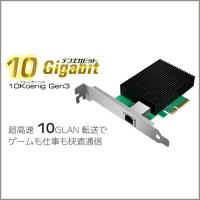 AREA (エアリア) 10Koenig Gen3 PCI Express x4形状の10Gigabit LANボード SD-PE410GL2-B | eleuthera