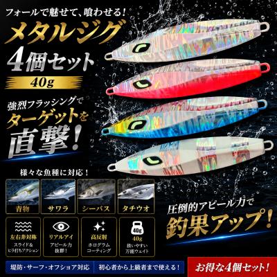 タチウオ ジグ（アウトドア、釣り、旅行用品）（釣種：シーバス）の