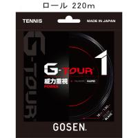 GOSEN(ゴーセン) G-TOUR1/ジー・ツアー1/220mロール テニス ガット(ロール) TSGT102-BK【送料無料】 | EL Store