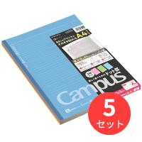 【5個セット】コクヨ キャンパスノート(ドット入り罫線カラー表紙)3色パックA罫A430枚 ノ-203CATX3【まとめ買い】 | EL Store