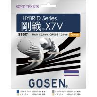 GOSEN(ゴーセン) ハイブリッド 剛戦 X7V/GOSEN X7V ソフトテニス ガット(単張) SS507-RB【送料無料】 | EL Store