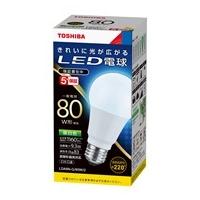 東芝 LED電球 一般電球形 LDA9N-G/80W/2 口金E26 80W形相当 昼白色 | E-MASTERヤフー店