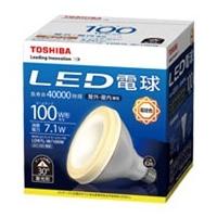 東芝 LED電球 ビームランプ形 LDR7L-W/100W 口金E26 100W形相当 電球色 | E-MASTERヤフー店