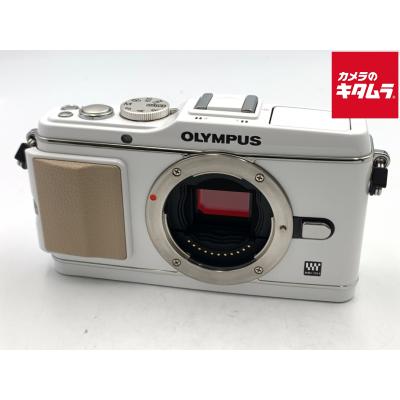 かつ【おまけSDカード付き】OLYMPUS E-P3 ＋17mm/f2.8 オリンパス OLYMPUS E-P3 ツインレンズキット ホワイト SDカード