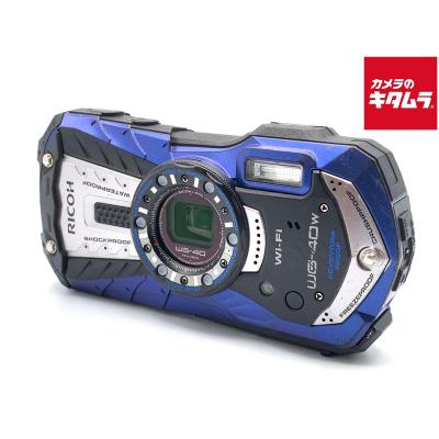 【動作確認済み・箱付き】RICOH リコー　デジタルカメラ　WG-40w ブルー 73. RICOH WG-40W ・ブルー ・ 2.7型ワイド・約1600万画素・光学5倍 ・Wi-