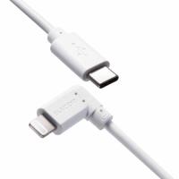 【ネコポス】 エレコム MPA-CLL03WH USB C-Lightningケーブル USB Power Delivery対応 L字コネクタ 0.3m ホワイト | カメラのキタムラヤフー店