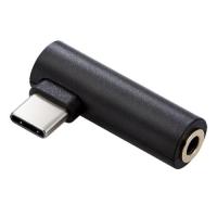 エレコム MPA-C35DDBK DAC搭載 USB Type-C to 3.5mm音声変換アダプター ブラック | カメラのキタムラヤフー店