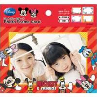 ナカバヤシ PFCD-302-1 フォトフレームカード L判サイズ 4枚組 ミッキー&amp;フレンズ | カメラのキタムラヤフー店