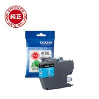 ブラザー 純正品 インクカートリッジ シアン（大容量） LC412XLC【60サイズ】 | 家電と雑貨のemon(えもん)