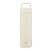 象印 0.65L（650ml） ステンレスマグ シームレスせん 保冷 保温 ワンタッチ 食洗機対応 ハンドル付き SM-RS65-WZ エクリュ | 家電と雑貨のemon(えもん)