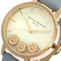 オリビアバートン OLIVIA BURTON 腕時計 レディース OB16CH04 クォーツ ホワイト グレーブルー ホワイト | EMPIRE WATCH ヤフー店