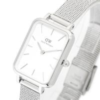 ダニエルウェリントン 腕時計 QUADRO PRESSED STERLING 20×26 DW00100438 クアドロプレスド ホワイト | EMPIRE WATCH ヤフー店