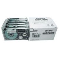 カシオ計算機(CASIO) テープ XR-6X-5P-E 透明に黒文字 6mm 5個 | EMZヤフー店