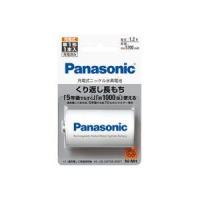 （まとめ）Panasonic パナソニック ニッケル水素電池単1 BK-1MGC/1〔×3セット〕 | EMZヤフー店