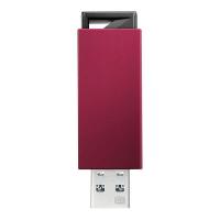 アイ・オー・データ機器 USB3.0/2.0対応 ノック式USBメモリー 16GB レッド U3-PSH16G/R | EMZヤフー店