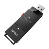 バッファロー USB3.2(Gen1)ポータブルSSD スティック型 500GB ブラック SSD-PUT500U3-BKC 1台 | EMZヤフー店